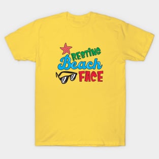 RESTING BEACH FACE T-Shirt